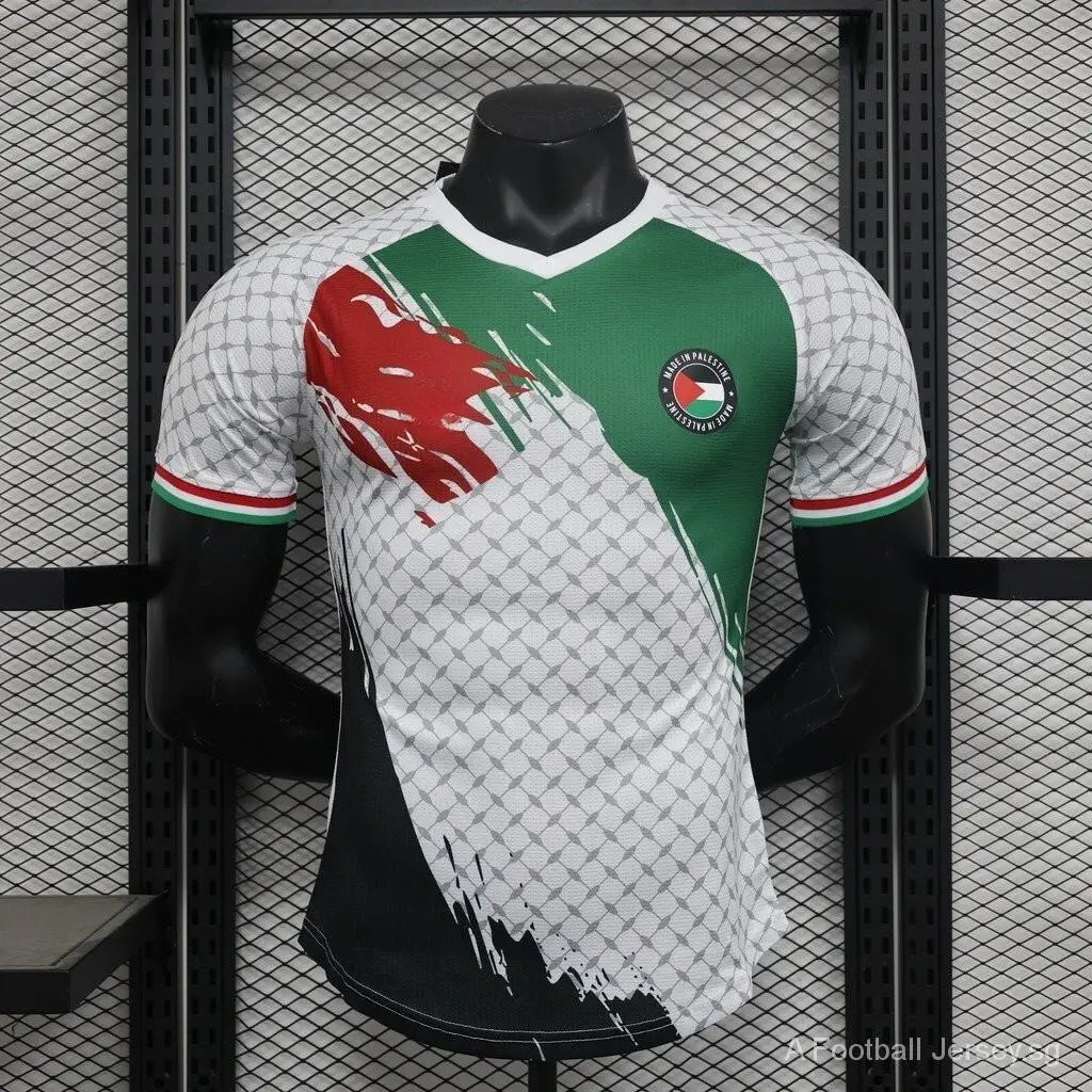 [Top Player Version] 24/25 Palestinian Football Shirt High Quality Customizable