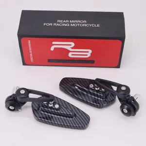 Spion Jalu Oval Carbon Bar End NMAX / AEROX / LEXI / VARIO 160/150/125/110 / BEAT / PCX / ADV -MK Motor Motorcycle gen 2 pendek 125z spion  motor  beat spion  vzone bulat