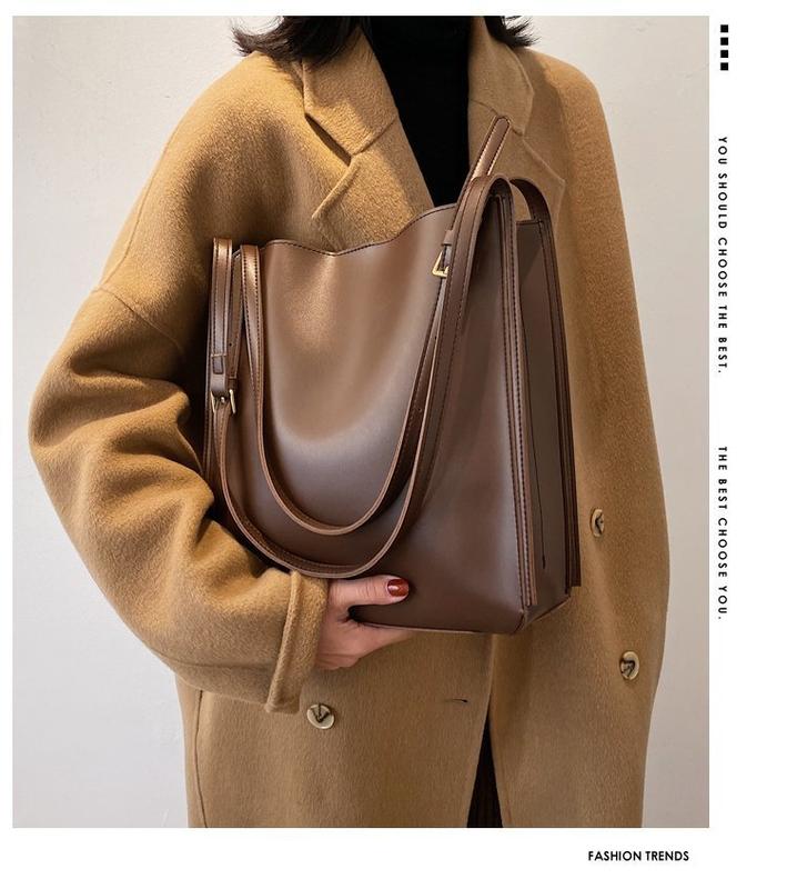 Product Introduction of One bag on the shoulder, retro-large tote bag of women, fashionable bag 2
