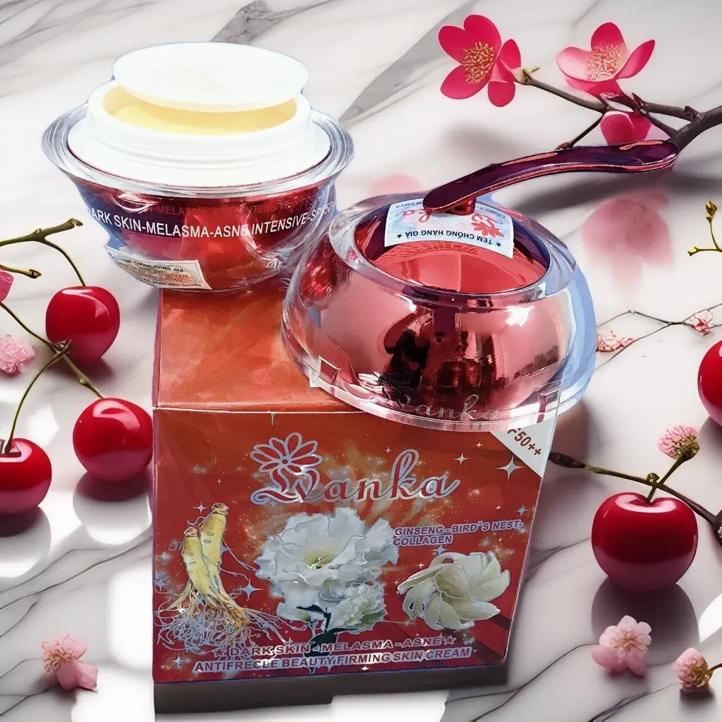 Kem dưỡng trắng collagen LVANKA tổ yến nhân sâm 25g