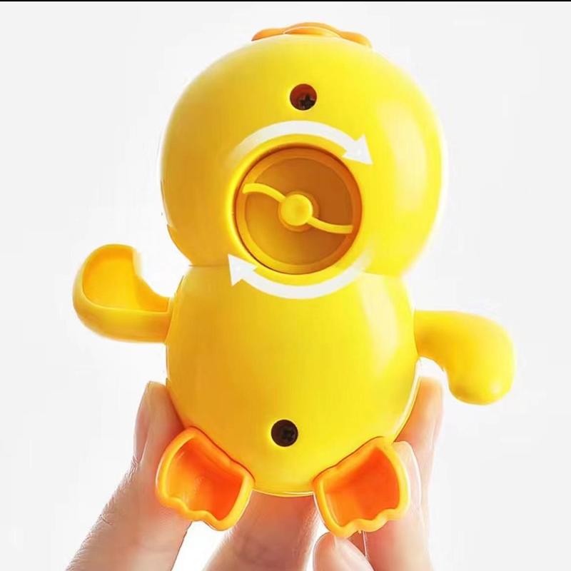Floating Swimming Duck Bath Water Toy, 1 Count Cute Duck Design Wind Up Toy, Duck Swimming Pool Toy 2