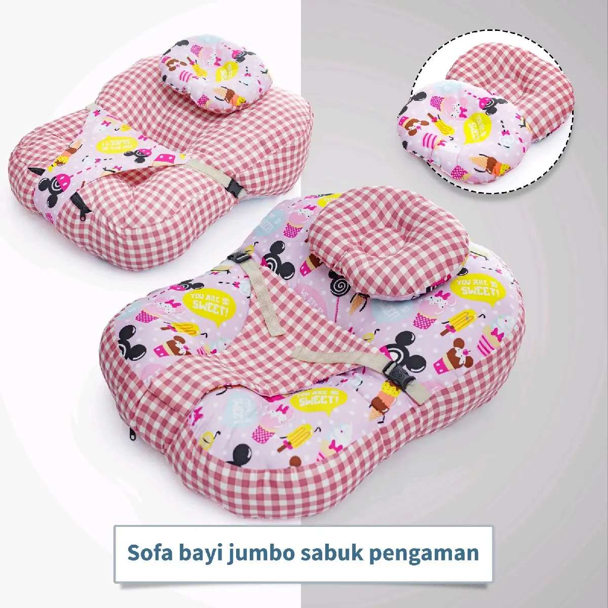 sopa bayi jumbo sabuk pengaman pree bantal Bayi Katun