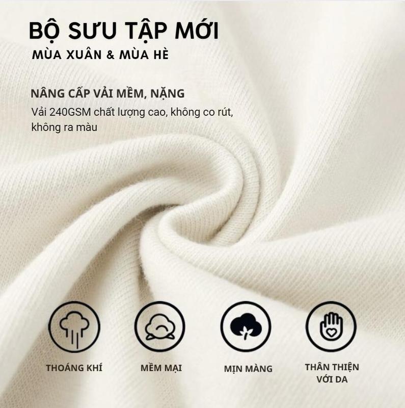 Áo Thun Local Brand VIBESTU " Daisy Flower " Form Big Boxy Rộng Unisex 250Gsm 100% Cotton 240GMS Sản phẩm Women Women 2