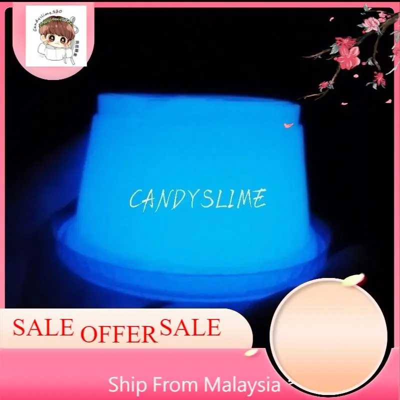 ［New Design］Glow in Dark Clear Slime 120ml, 240ml Toy One Piece