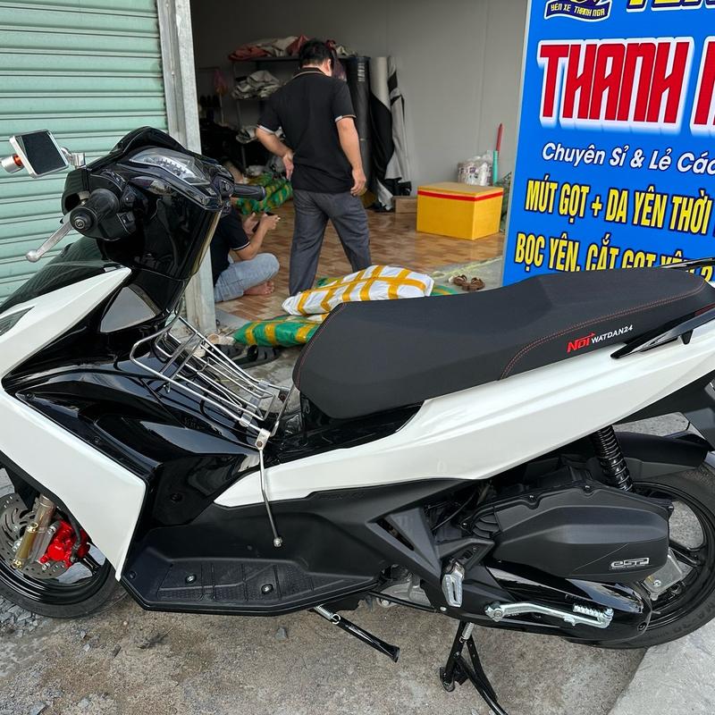 Yên xe AB đời 2013-2025 gọt 2 tầng mút vàng êm ái