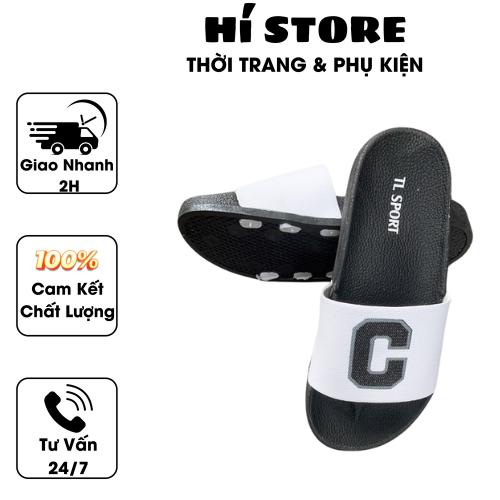 Dép quai ngang nữ nam unisex hót trend chữ C siêu bền siêu Đẹp giá siêu hấp dẫn. 3