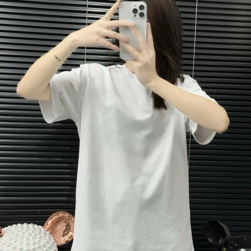 Áo Phông trơn nam nữ cổ bo dày dặn, chất vải cotton lạnh hai chiều co dãn thoáng mát
