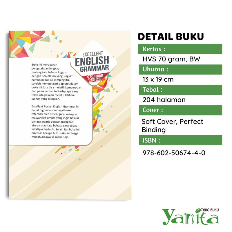 Buku Excellent English Grammar Book Gramar Bahasa Inggris 3