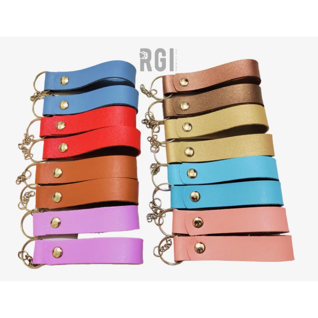 Plain Leather Keychain for souvenirs