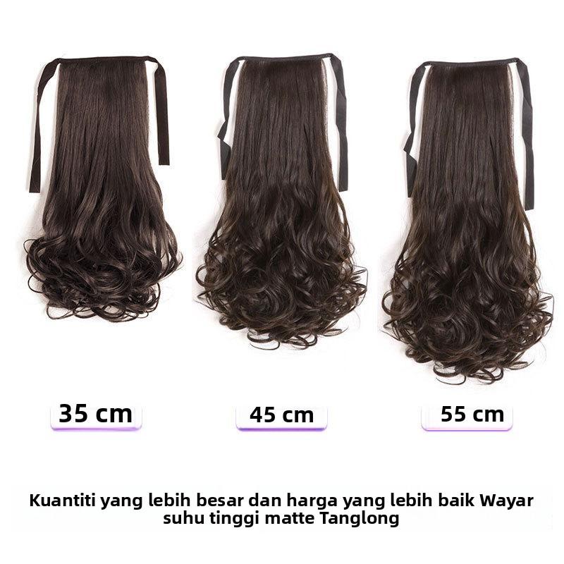 Hair Hair Extensions Extensions Rambut Palsu Wanita, Gaya Ikat ...