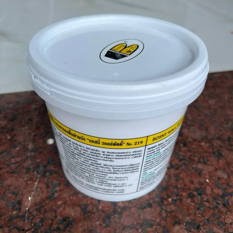 Keo Wall Putty Xử Lí Mối Nối Phào Chỉ Nhựa (Hủ Lớn 1,5kg) 4