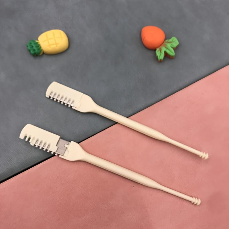 Bộ Tông Đơ Cắt Lông Mũi & Tai, 3 / 5 Cái, Dụng Cụ Chải Chuốt Thủ Công Hai Đầu, Cầm Tay 2 Trong 1, Thiết Yếu Chăm Sóc Cá Nhân, Làm Sạch Răng Miệng 4