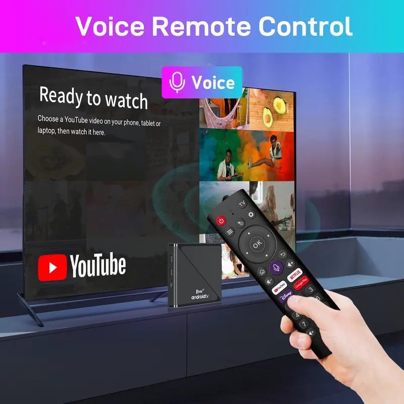 Android TV98 ATV Pro Smart TV Box 16G+256GB,Có chức năng Bluetooth,Cài đặt sẵn monstertv,smarttube,SportsTV,Youtube... 2