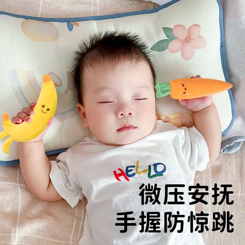 Dây Đeo Ôm Bé Cầm Tay Chống Sốc, Thiết Kế Cà Rốt, Dây Đeo Cầm Tay Thích Hợp Cho Trẻ Sơ Sinh, Đồ Chơi Ngủ, Thích Hợp Cho Trẻ Em, Sản Phẩm Tuyệt Vời Để Bé Bú 2