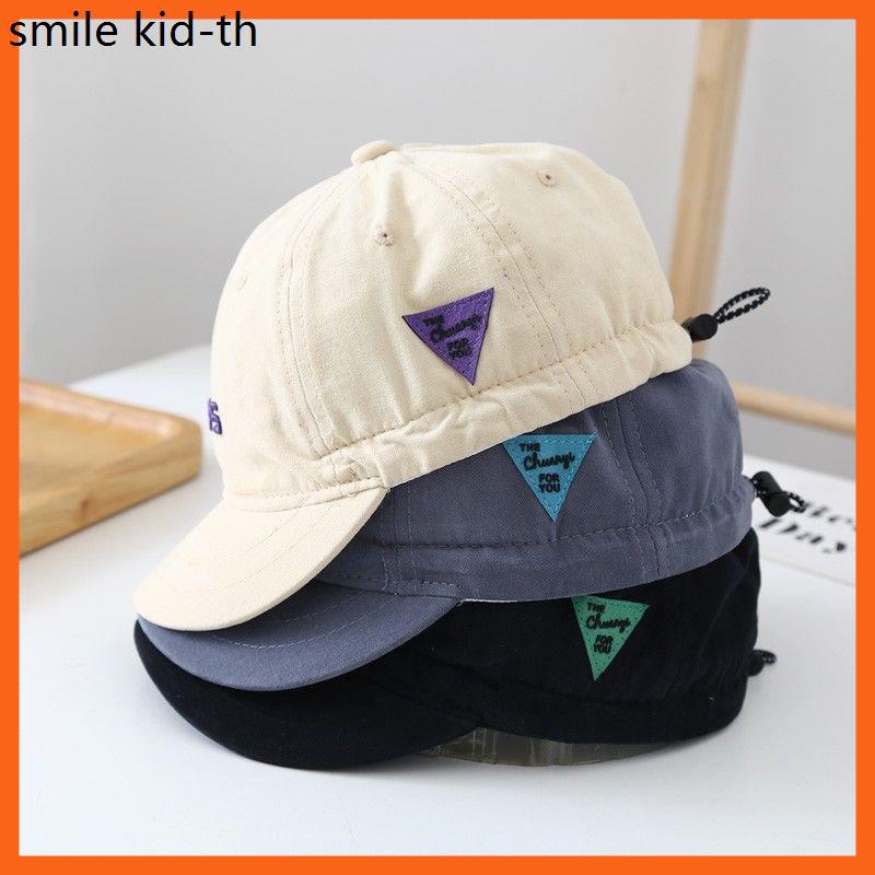 mũ cho bé trai Mũ lưỡi trai vải cotton thời，50-53CM Mũ Lưỡi Trai Thêu Chữ Cái Vành Ngắn Phong Cách Nhật Bản, Mũ Bóng Chày Che Nắng Mùa Xuân Và Mùa Thu Cho Bé Trai Và Bé Gái 0