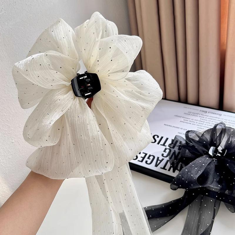 Product Introduction of Kẹp Tóc Nơ Lớn Thời Trang Cho Nữ, Kẹp Tóc Càng Cua, Mũ Đội Đầu Thanh Lịch Siêu Thanh Lịch, Phụ Kiện Tóc Ngọt Ngào 13