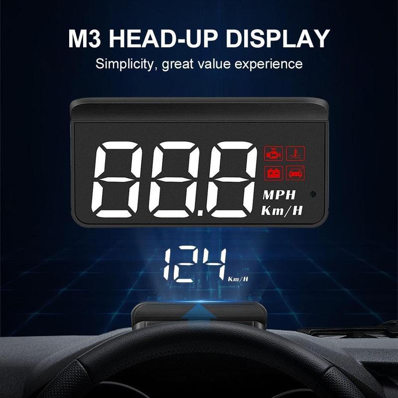 Product Introduction of OBD2 HUD Car Head Up Display Speedometer Monitor on Board Computer Windshield Projector Digital Electronic Auto Accessories 7