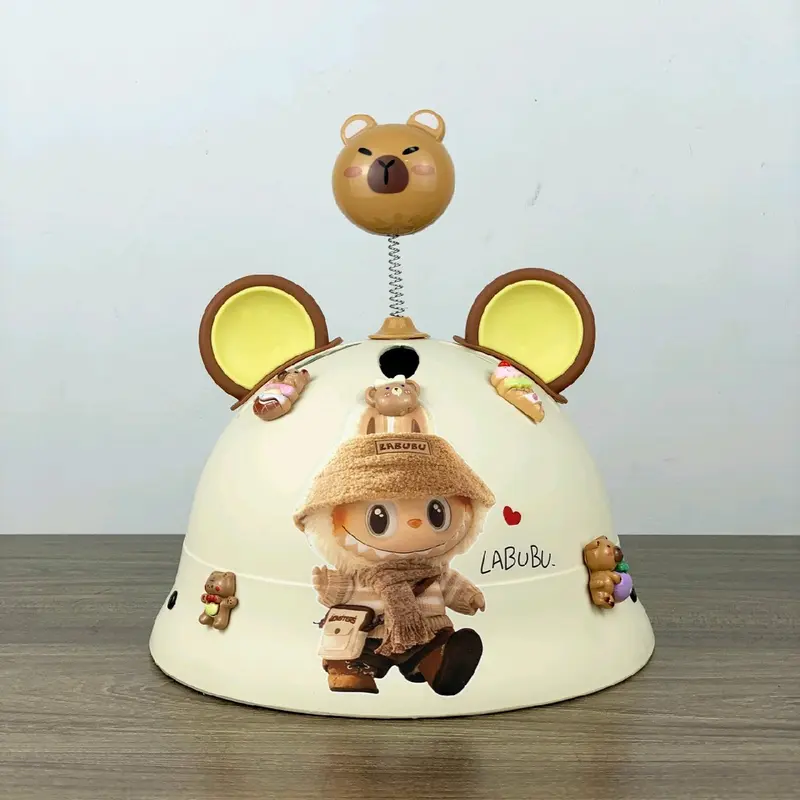 Mũ bảo hiểm Labubu cho bé 10-30 kg - Hat cho trẻ em 0