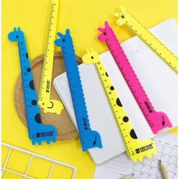Thước kẻ học hoạt hình PVN63655, kích thước 15cm 2