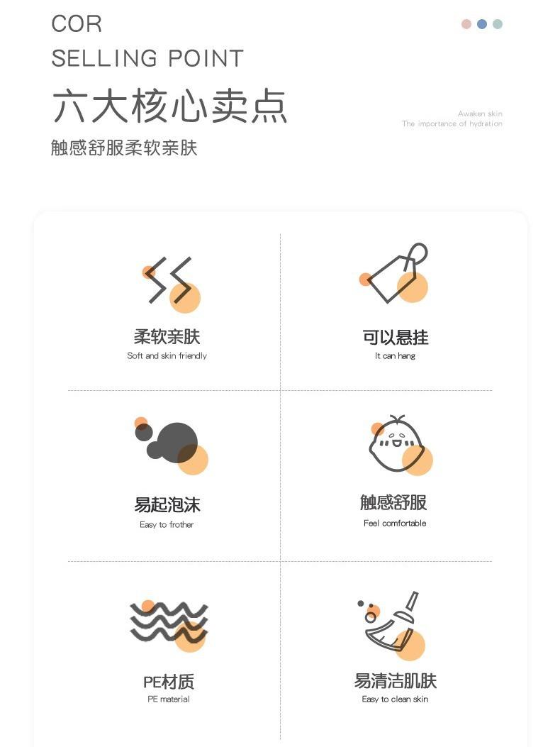 Product Introduction of Bóng Tắm Ren Cao Cấp Cỡ Lớn, Bóng Hoa Tắm Siêu Mềm, Bóng Tắm Tẩy Tế Bào Chết Dụng Cụ Tắm Hữu Ích Cho Phụ Nữ 6