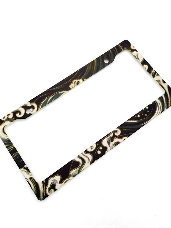 Product Introduction of Spot Goods COD 1PCS Car License Plate Frame Standard ABS JDM Style For Decoration Auto Number Plate Frame 19