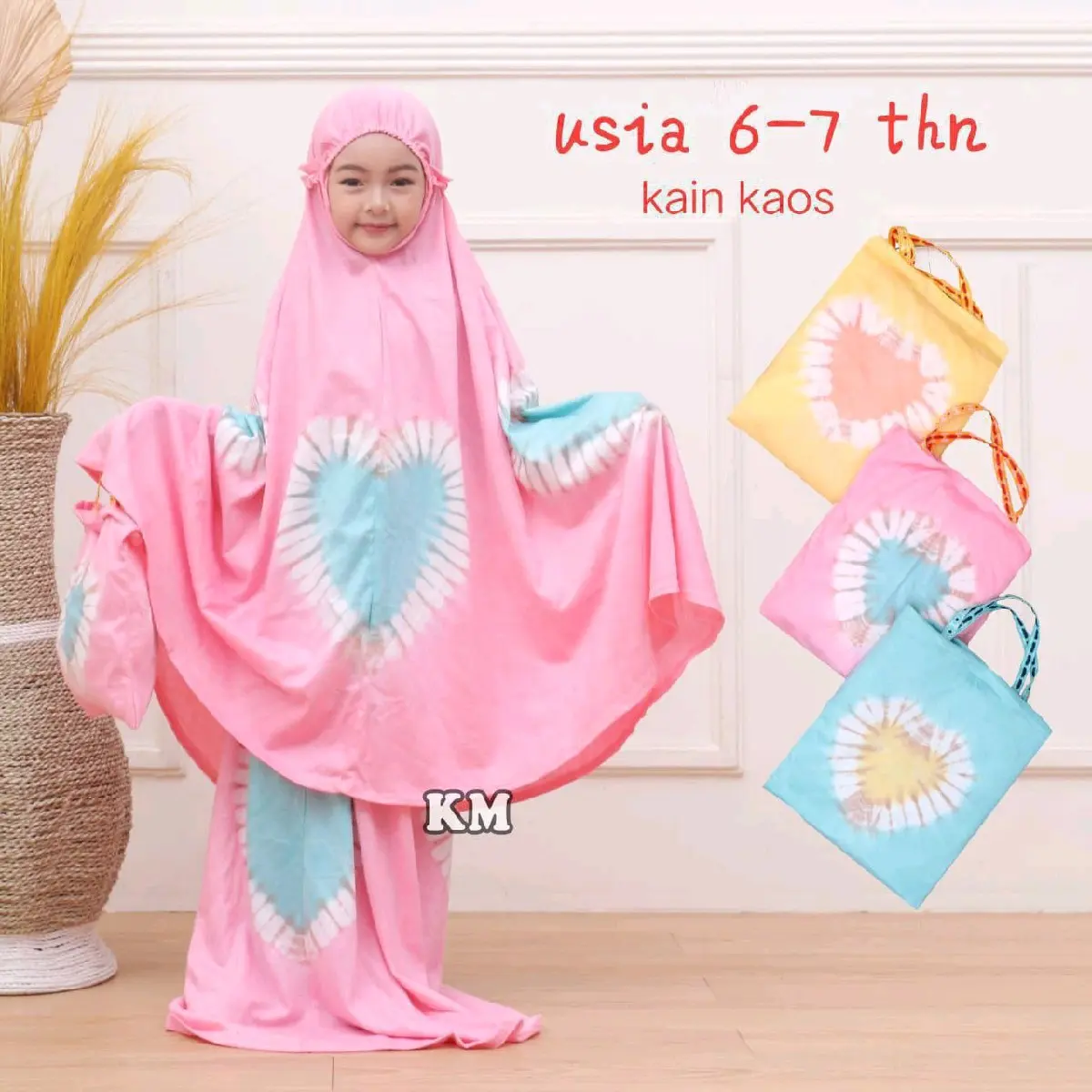 mukena anak untuk usia 6-7 thn