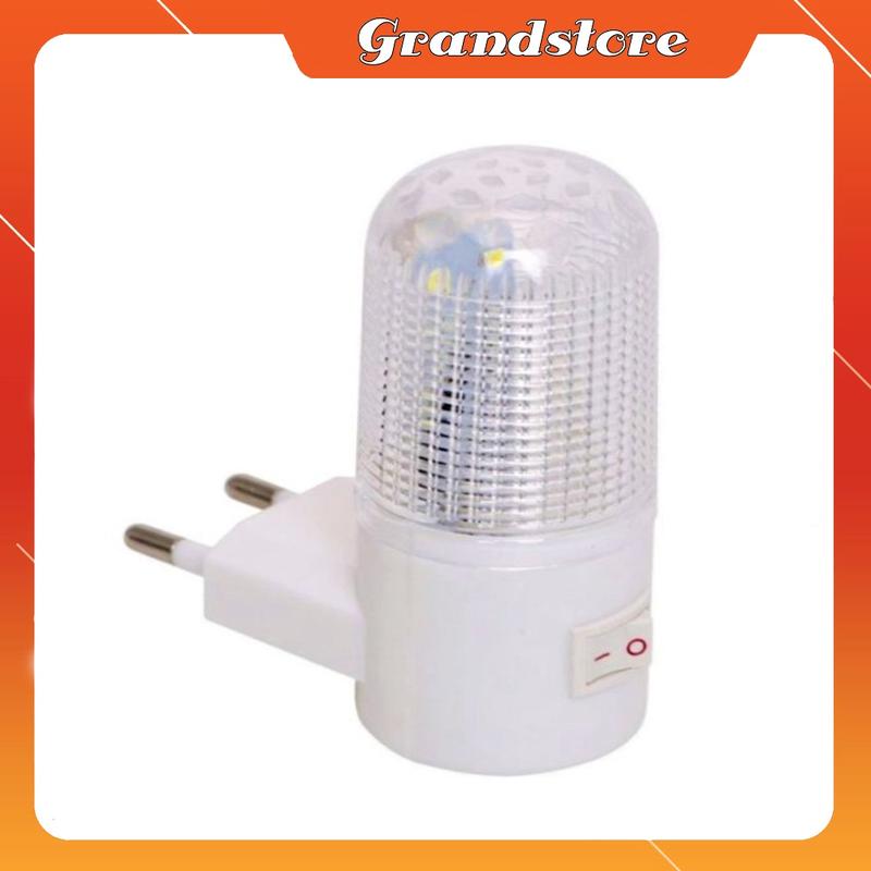 Đèn ngủ mini 3W trắng nhỏ hình tròn đứng led tiết kiệm điện có công tắc không dây cắm trực tiếp ổ điện treo gắn tường