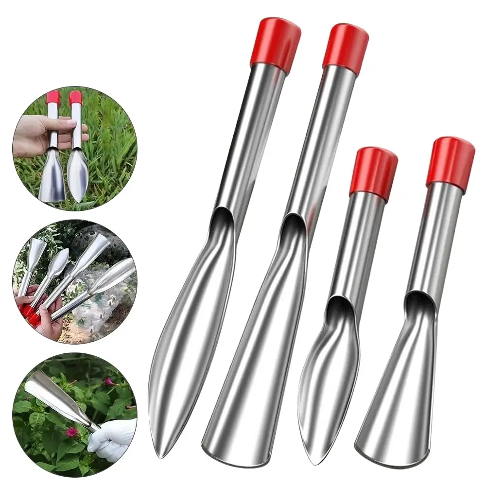 New Multifunctional Gardening Tool Set Stainless Steel Portable Plant Transplanting Small Shovel Potted Transplanter Durable Catching Vegetable Rake Planting Flowers