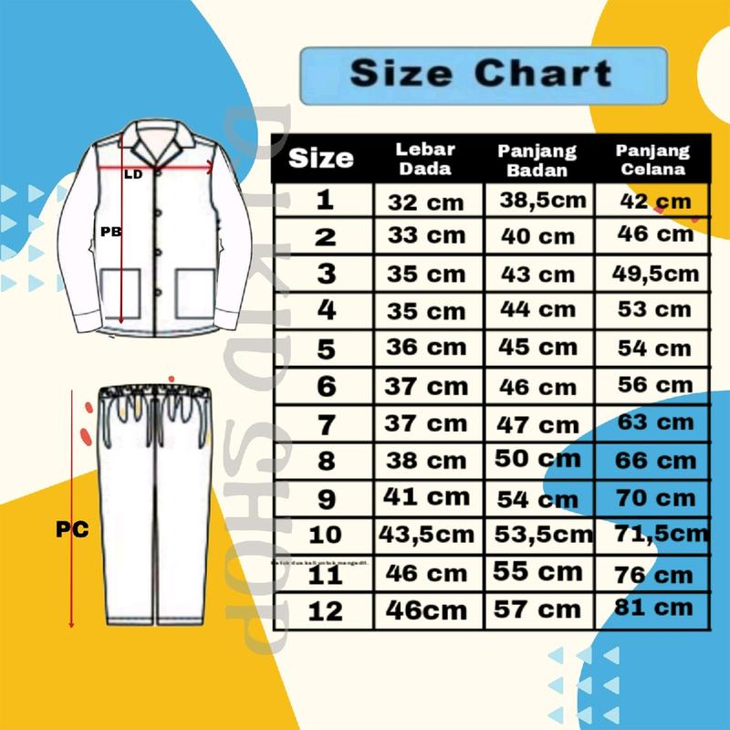 piyama anak / baju tidur anak tangan panjang 2