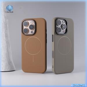 Ốp Điện Thoại Từ Tính, Siêu Mỏng, Màu Trơn Tương Thích Với iPhone 16, 12, 13, 14, 15 Pro Max, 16ProMax, 16Plus, Ốp Cứng, Chống Sốc, Chống Sốc, Được Thiết Kế Theo Chuẩn MagSafe