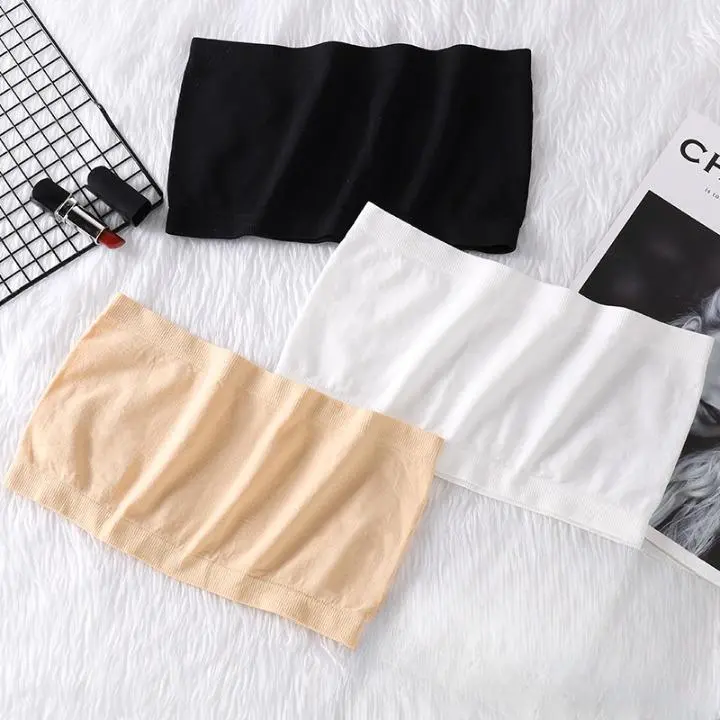 Bra Kemben Wanita Tanpa Tali Pakaian Dalam Wanita Anti Slip BH Seamless 1172