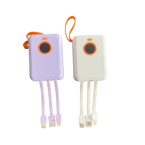 Box sạc pin dự phòng có cáp tích hợp 2 cell 21700 , sạc nhanh