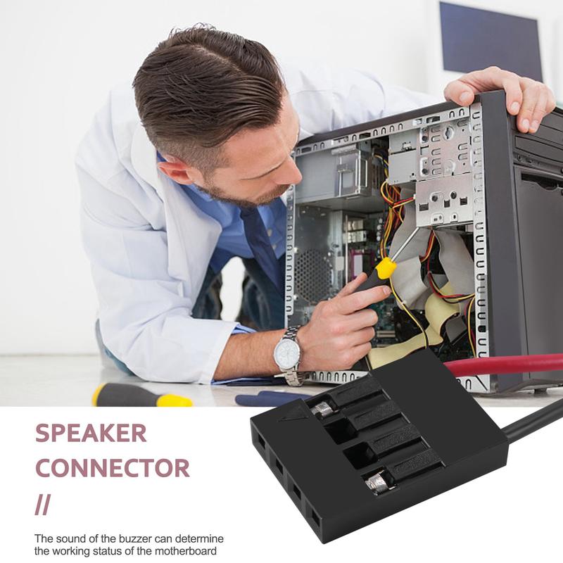 5Pcs Motherboard Speaker Buzzer PC Computer Motherboard Internal Beep Buzzer for Computer Repair 1