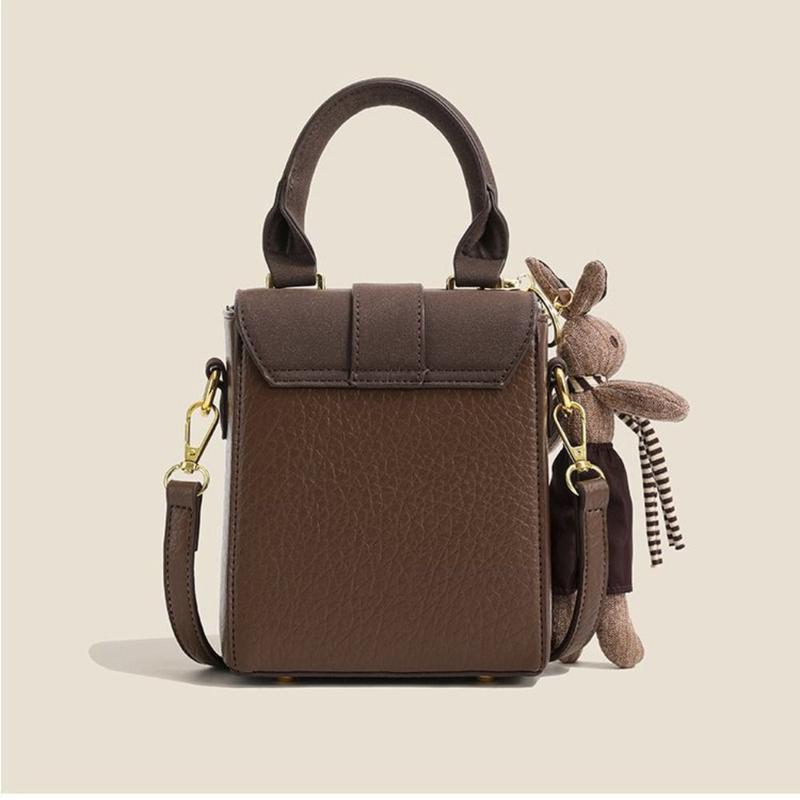 Product Introduction of Da Vintage điện thoại di động túi Hàn Quốc phong cách thiết kế thời trang nghiêng túi xách vai đơn túi xách túi vuông nhỏ ngoài trời Vận chuyển trong vòng  24 giờ 8