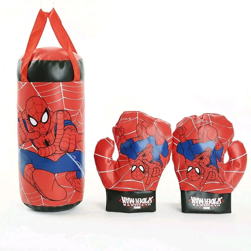 Bộ đấm bốc cho bé tập thể dục Đồ chơi Boxing hình người nhện giúp bé nâng cao sức khỏe