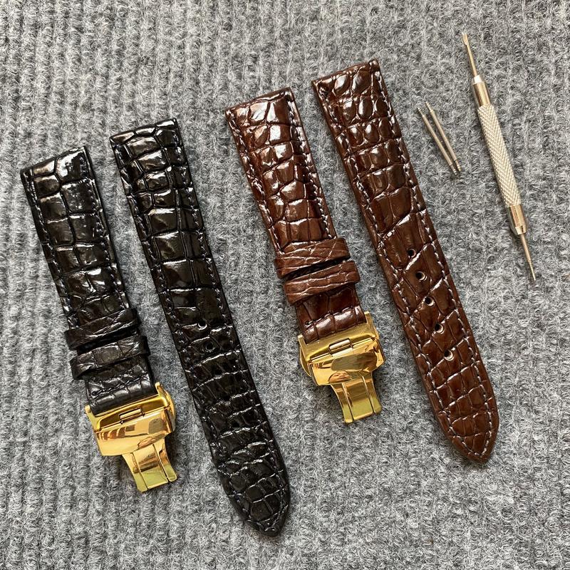 1.1 Dây đồng hồ DA CÁ SẤU [ DA THẬT 100% ] Vân Hạt ,SẢN PHẨM GỒM : 1 DÂY + 1 KHÓA, 2 CHỐT THÔNG MINH,và 1 CÂY THAY DÂY