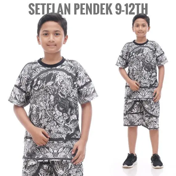 SETELAN BALIKUTA ABG / SETELAN ANAK SEHARI-HARI Lengan pendek Celana 1