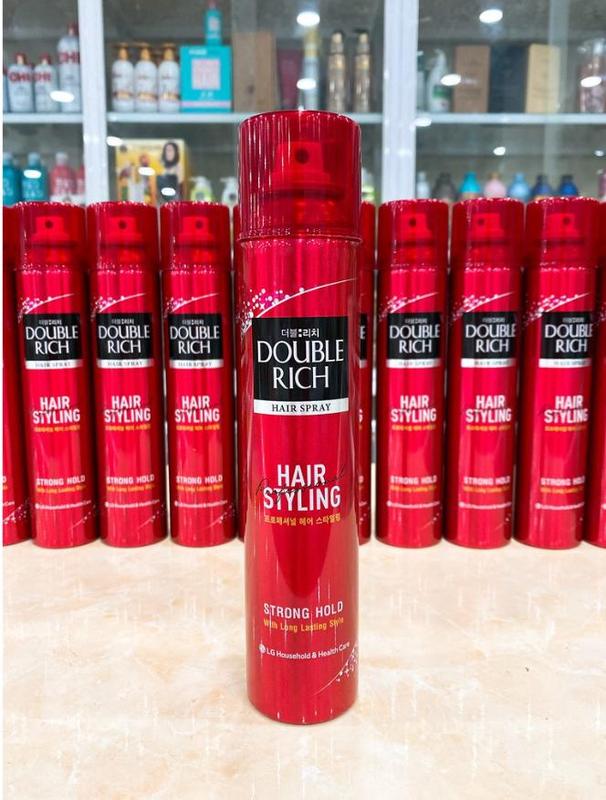 Keo hỗ trợ giữ nếp tóc Double Rich Hair Spray 170ml