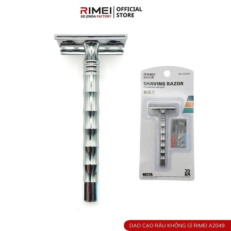 Dao Cạo Râu Inox Không Gỉ RIMEI A2049, Cam Kết Không Gỉ 2
