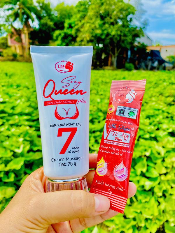 [1 Combo] Trà + Kem siêu nâng V1-3 Nữ Dưỡng Da Body Làm Đẹp Da Women Dưỡng Body 1