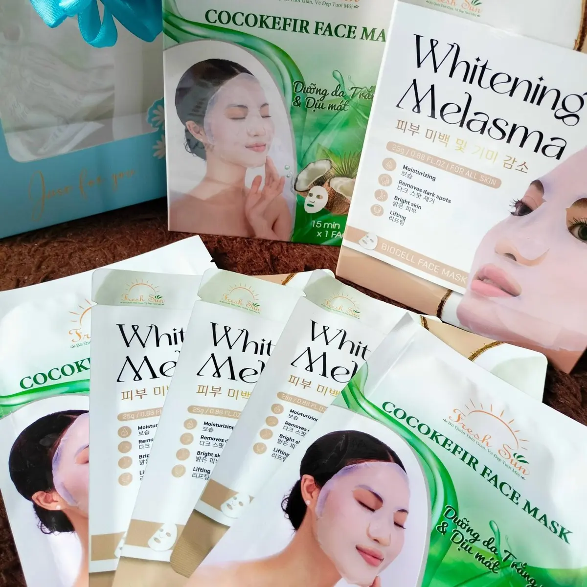 Mặt nạ dừa lên men vi sinh