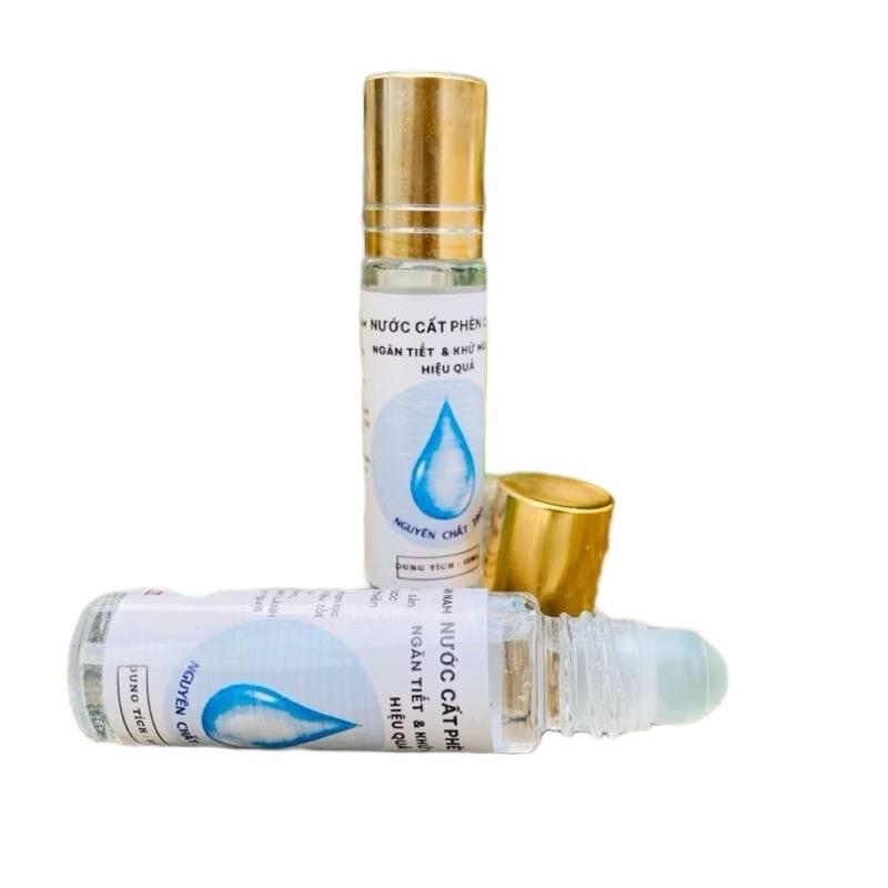 COMBO 2 LỌ LĂN KHỬ MÙI HÔI NÁCH - NƯỚC CẤT PHÈN CHUA -giúp ngăn tiết và khử mùi hôi nách -mờ thâm vùng nách