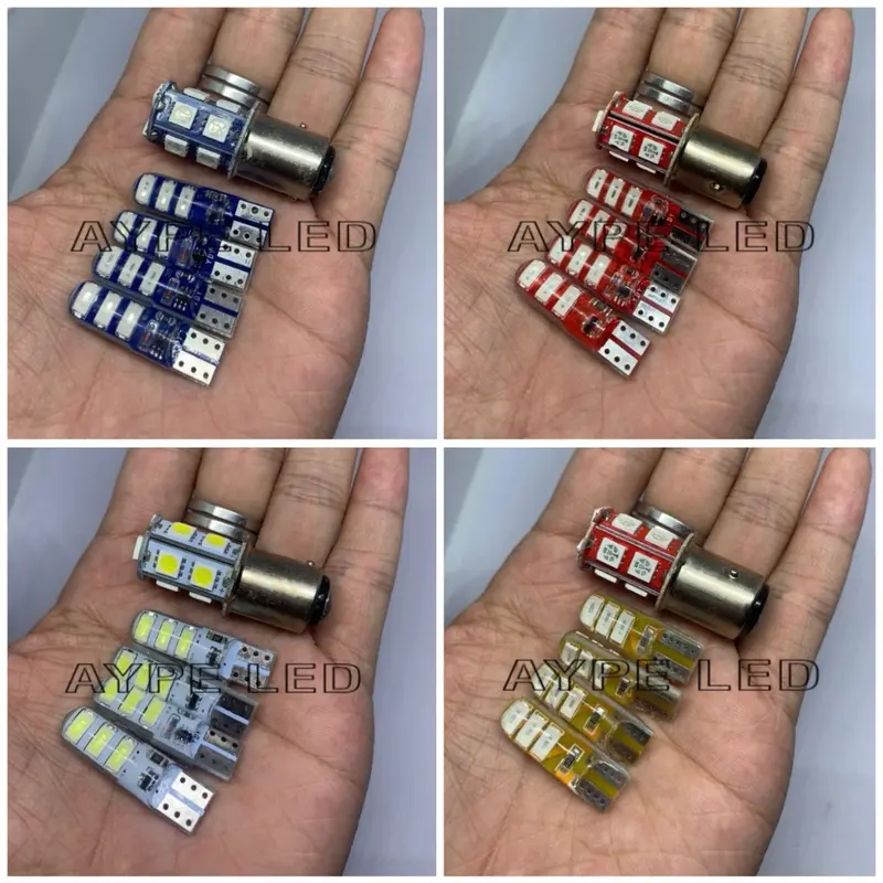 Paket Combo Hemat Lampu Stop 13 Led Plus 4 Pcs Sein Jelly Non kedip / Diam Universal | Bisa buat semua motor 0
