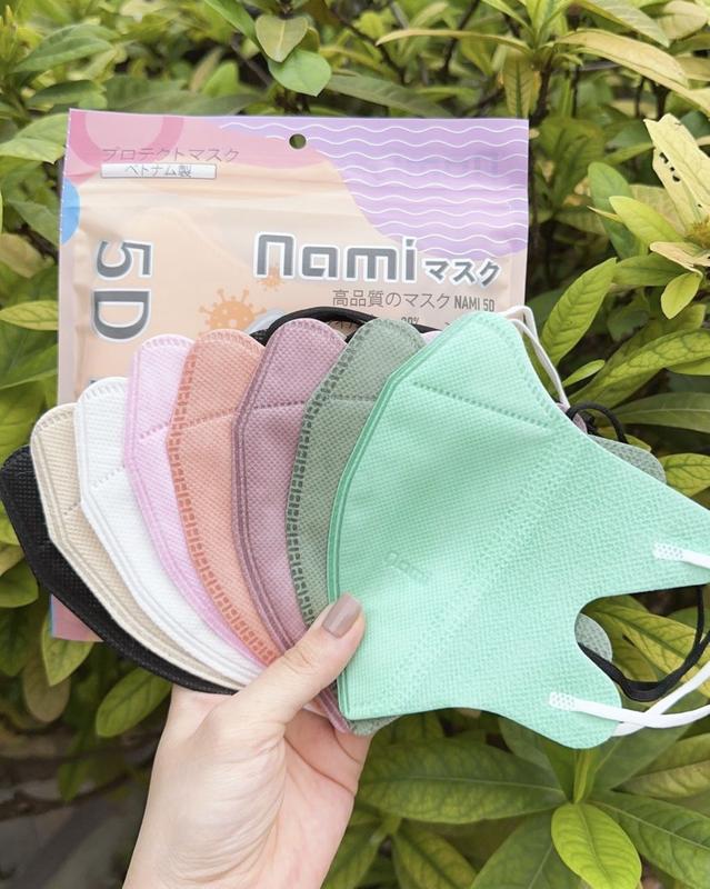 Thùng 600c Khẩu Trang 5D Kháng Khuẩn Nami - TÚI ZIP Phụ Kiện Voan Voi
