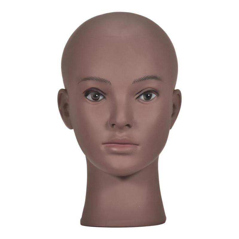 Cosmetology Wig Making Training Bald Mannequin Head Model Stand Rack,Durable Materials 3