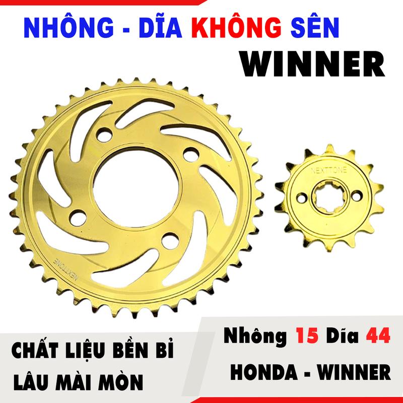 Nhông Dĩa Không Sên Cao Cấp NextTone Xe Tay Côn Winner Exciter 135 150 155 Sonic Satria Raider Xipo Phụ Tùng