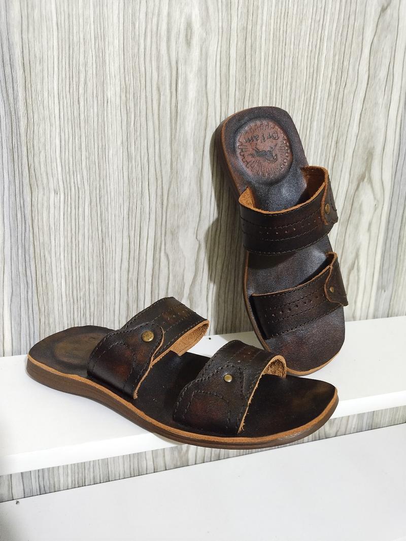 Product Introduction of Sandal Lelaki Ban 2 Asli Kulit Sapi | Kode 4012 Sol Karet 5