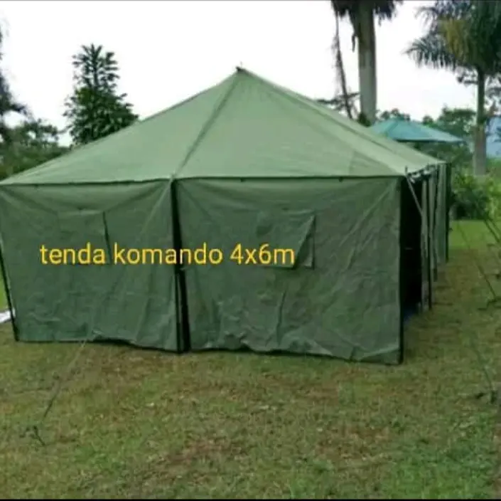 Tenda Komando Barak Ukuran 4x6 Untuk Camping dan Aktivitas Outdoor 3