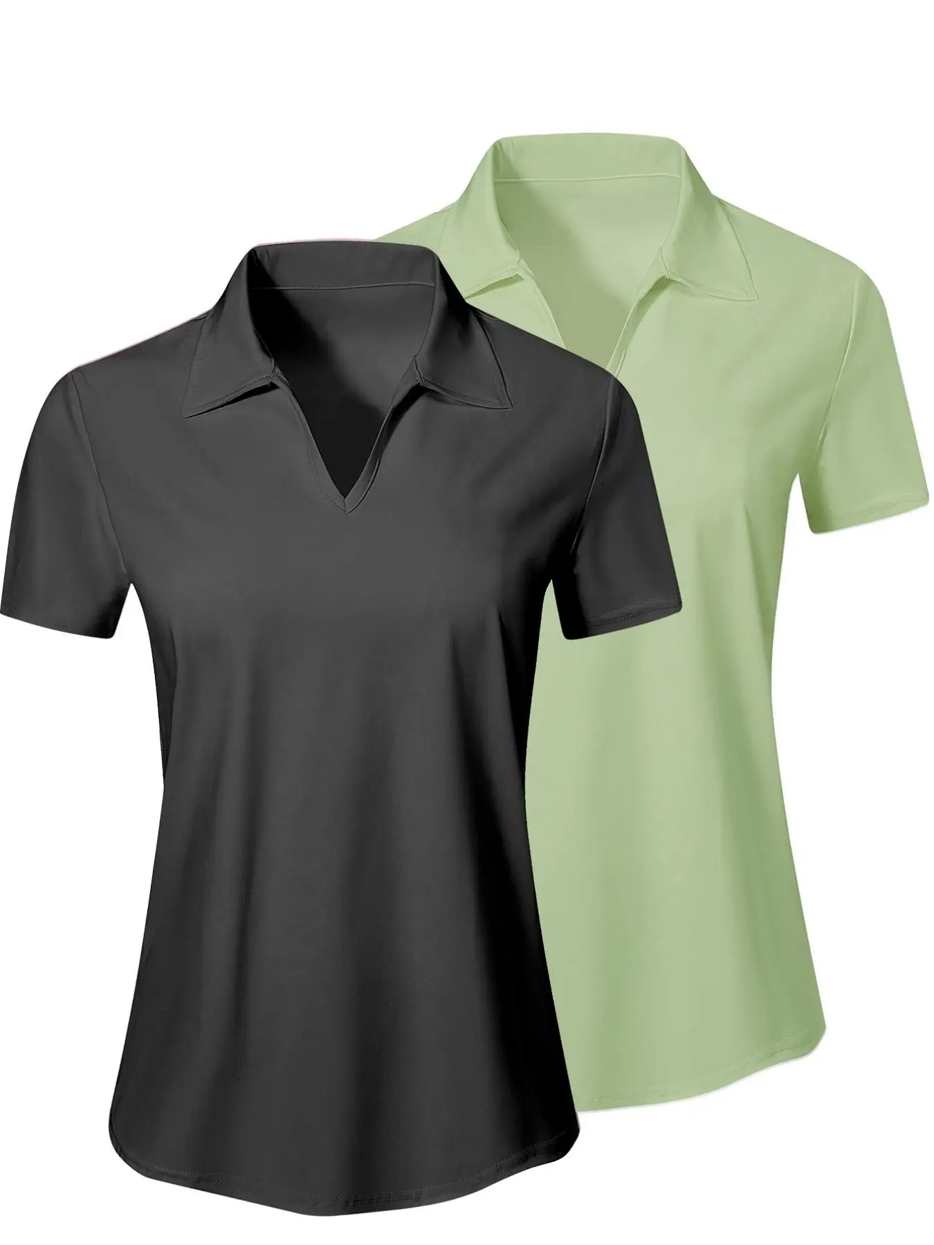 Women's Plain   Short Sleeve Tee, Casual Breathable Comfortable T-shirt for Daily Wear, Ladies Clothes for All Seasons