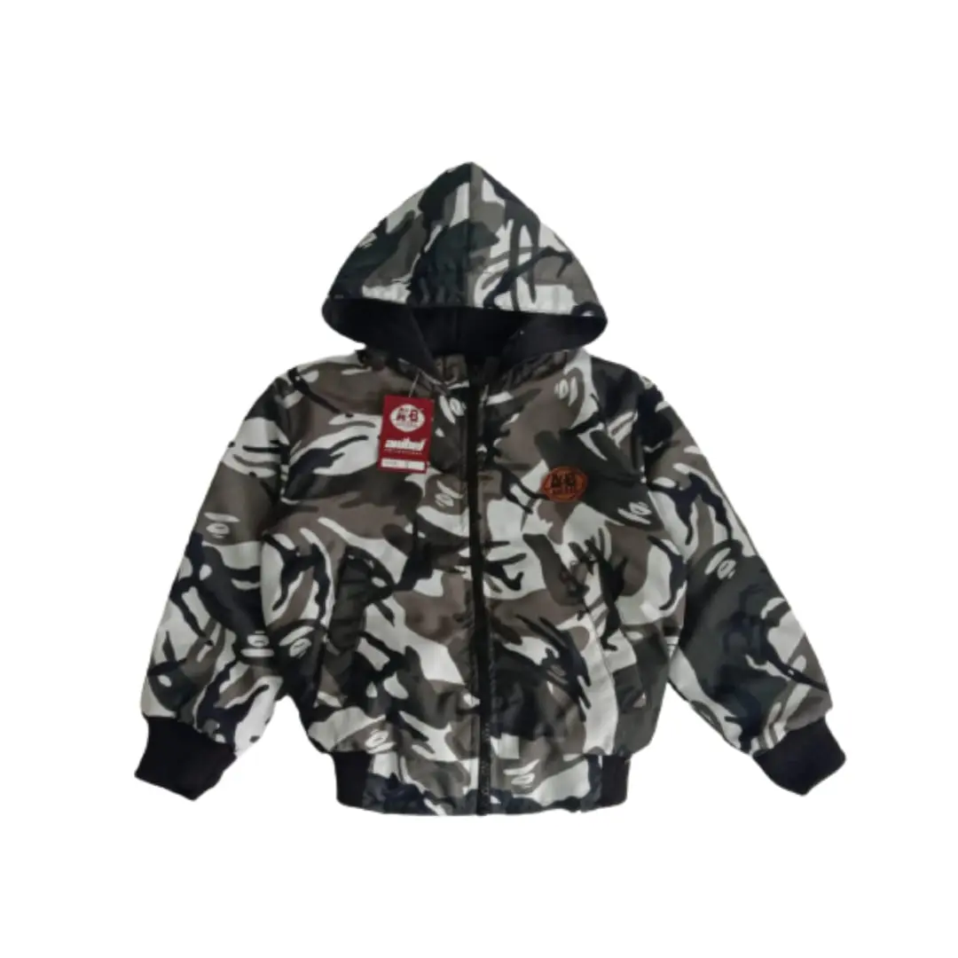 Jaket Anak Motif Loreng Tentara Usia 6 bulan - 15 tahun | Jaket Anak Laki Laki Parasut Motif Army | Jaket Bomber Anak Part 5
